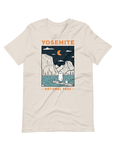 Yosemite Spooky National Park Unisex t-shirt | HEATHER DUST
