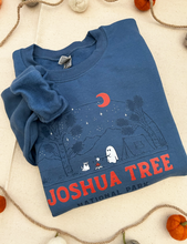 Load image into Gallery viewer, Joshua Tree Spooky National Park Unisex Sweatshirt | LAKE BLUE