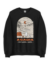 Load image into Gallery viewer, Acadia Spooky National Park Unisex Sweatshirt | BLACK