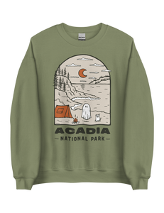 Acadia Spooky National Park Unisex Sweatshirt | MOSS