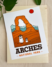 Load image into Gallery viewer, Arches Spooky National Park 11x14 inch Art Print