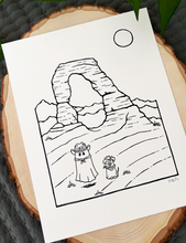 Load image into Gallery viewer, Original INK | Spooky National Park ARCHES