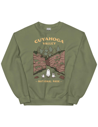 Cuyahoga Valley Spooky National Park Unisex Sweatshirt | MOSS
