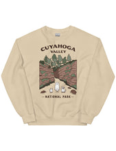 Load image into Gallery viewer, Cuyahoga Valley Spooky National Park Unisex Sweatshirt | SAND
