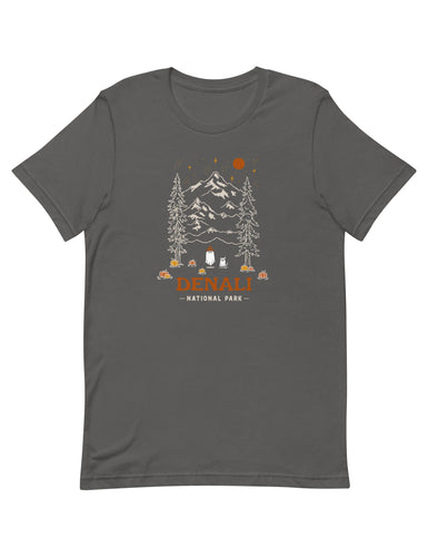 Denali Spooky National Park Unisex t-shirt | ASPHALT