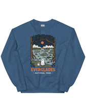 Load image into Gallery viewer, Everglades Spooky National Park Unisex Sweatshirt | LAKE BLUE