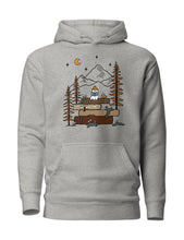 Load image into Gallery viewer, Pages and Pine Unisex Hoodie | CARBON GREY