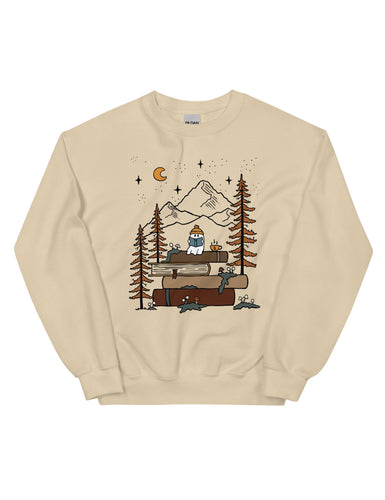 Pages and Pine Unisex Sweatshirt | SAND