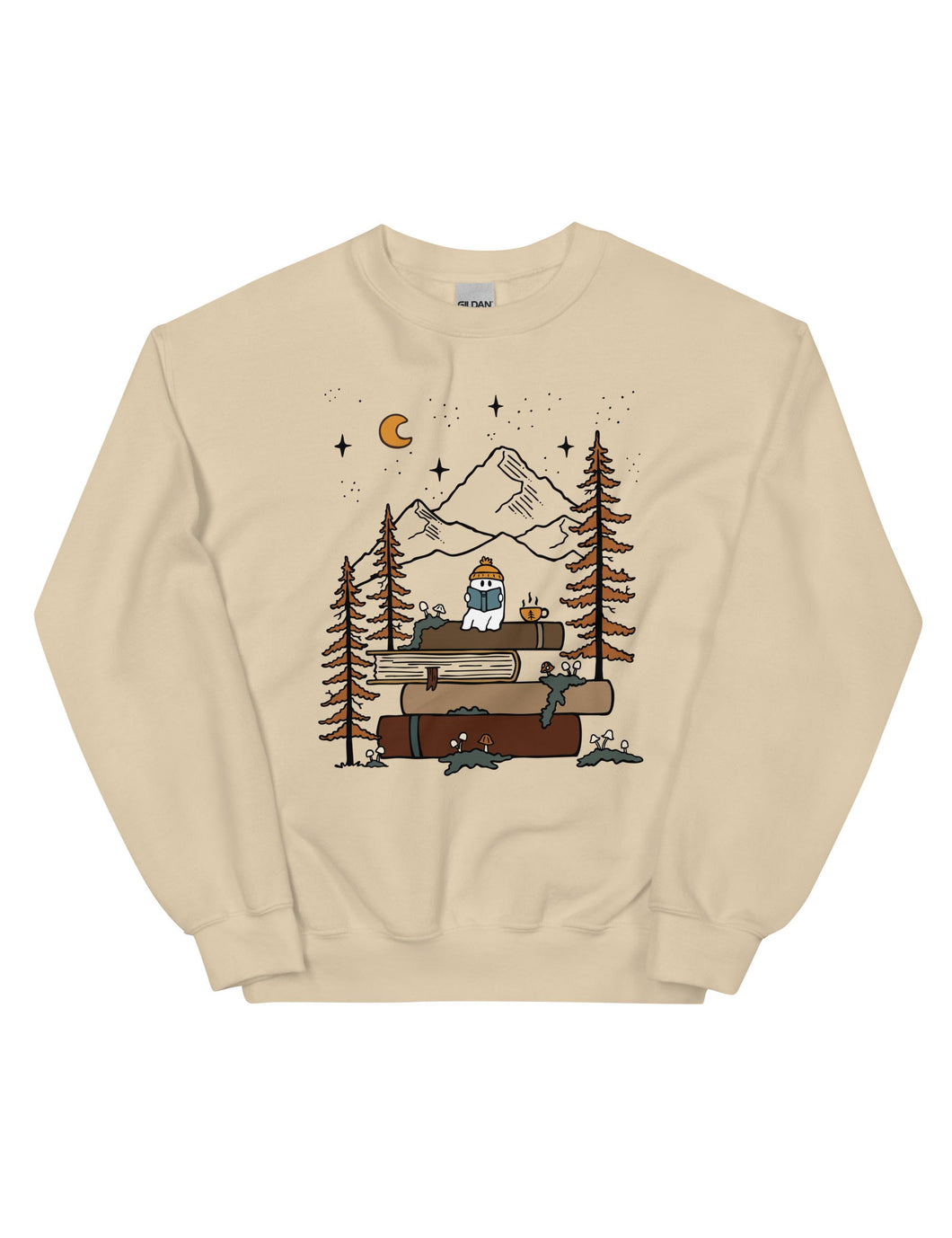 Pages and Pine Unisex Sweatshirt | SAND