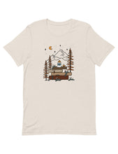 Load image into Gallery viewer, Pages and Pine Unisex t-shirt | HEATHER DUST