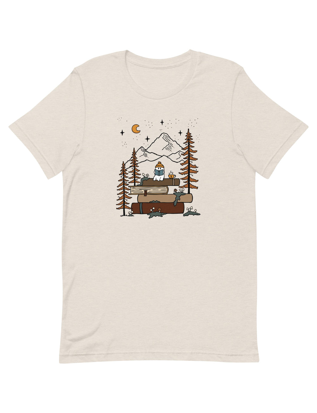 Pages and Pine Unisex t-shirt | HEATHER DUST
