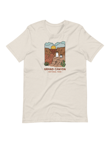 Grand Canyon Spooky National Park Unisex t-shirt | HEATHER DUST