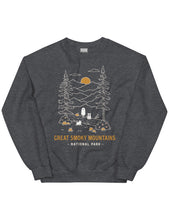 Load image into Gallery viewer, Great Smoky Mountains Spooky National Park Unisex Sweatshirt | DARK HEATHER