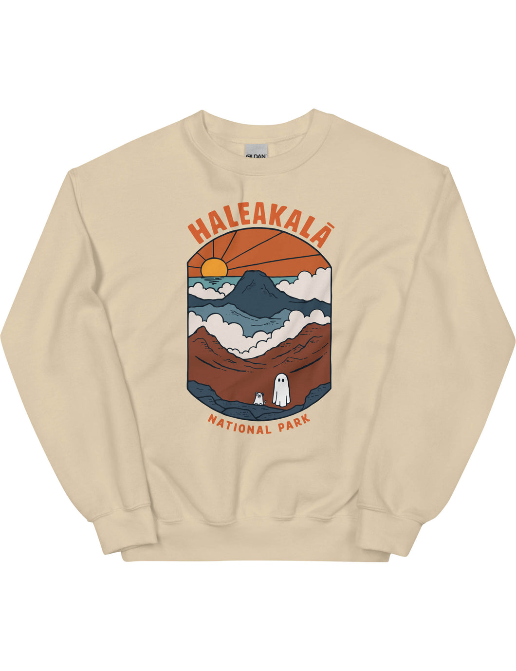 Haleakala Spooky National Park Unisex Sweatshirt | SAND