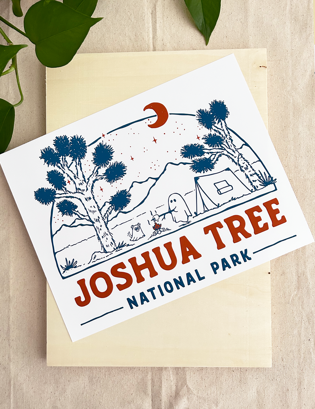 Joshua Tree Spooky National Park 11x14 inch Art Print