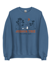 Load image into Gallery viewer, Joshua Tree Spooky National Park Unisex Sweatshirt | LAKE BLUE