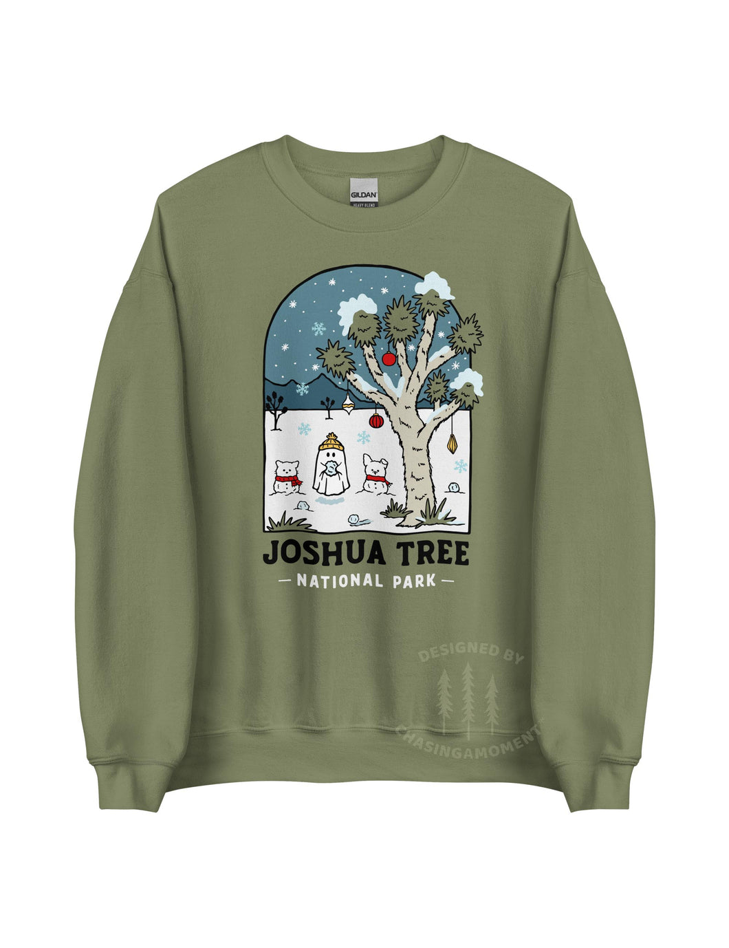 Winter Joshua Tree National Park Unisex Sweatshirt | MOSS