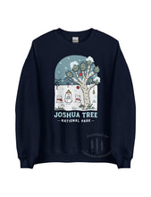 Load image into Gallery viewer, Winter Joshua Tree National Park Unisex Sweatshirt | NAVY