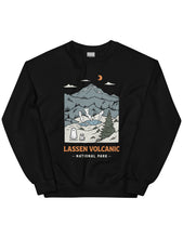 Load image into Gallery viewer, Lassen Volcanic Spooky National Park Unisex Sweatshirt | BLACK