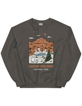 Load image into Gallery viewer, Lassen Volcanic Spooky National Park Unisex Sweatshirt | CHARCOAL