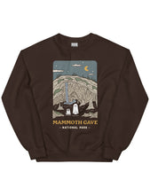 Load image into Gallery viewer, Mammoth Cave Spooky National Park Unisex Sweatshirt | DARK BROWN