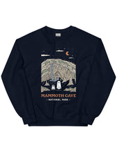 Load image into Gallery viewer, Mammoth Cave Spooky National Park Unisex Sweatshirt | NAVY