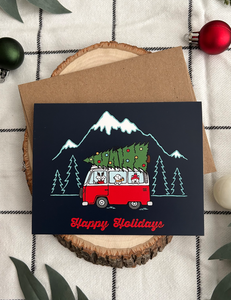 A Merry Woofmas Ride | Greeting Card