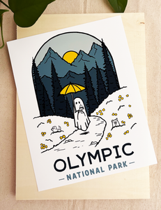 Olympic Spooky National Park 11x14 inch Art Print