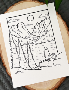 Original INK | Spooky National Park ROCKY MOUNTAIN