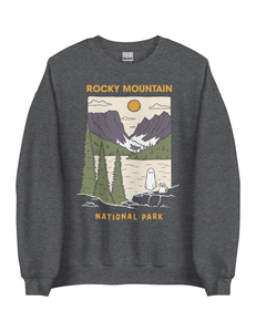 Rocky Mountain Spooky National Park Unisex Sweatshirt | CHARCOAL