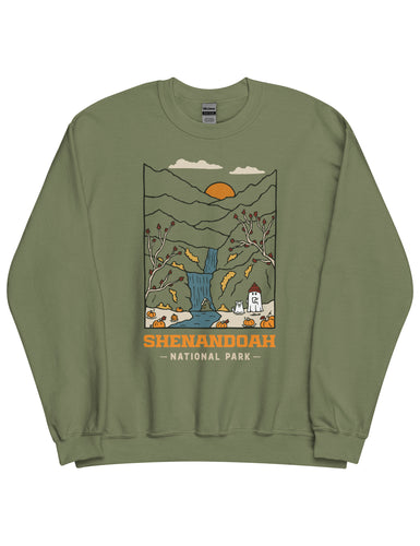 Shenandoah Spooky National Park Unisex Sweatshirt | MOSS