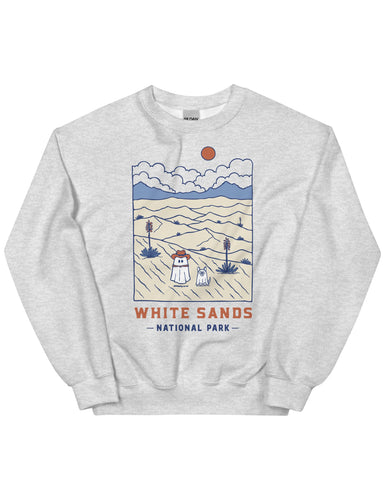 White Sands Spooky National Park Unisex Sweatshirt | ASH