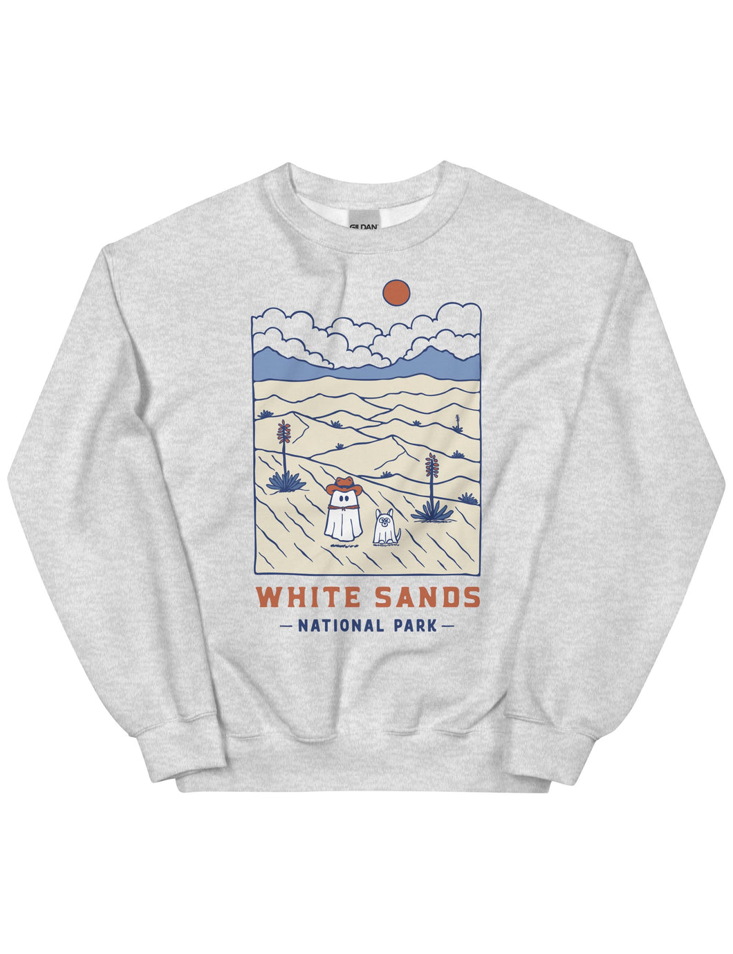 White Sands Spooky National Park Unisex Sweatshirt | ASH