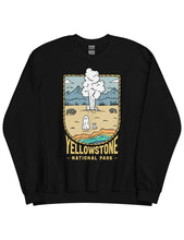 Load image into Gallery viewer, Yellowstone Spooky National Park Unisex Sweatshirt | BLACK