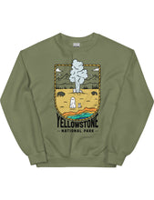 Load image into Gallery viewer, Yellowstone Spooky National Park Unisex Sweatshirt | MOSS
