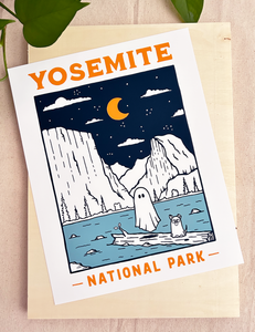 Yosemite Spooky National Park 11x14 inch Art Print