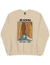 Load image into Gallery viewer, Zion Spooky National Park Unisex Sweatshirt | SAND