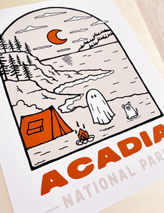 Acadia Spooky National Park 11x14 inch Art Print