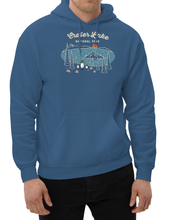 Load image into Gallery viewer, Crater Lake Spooky National Park Unisex Hoodie | LAKE BLUE