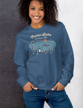 Load image into Gallery viewer, Crater Lake Spooky National Park Unisex Sweatshirt | LAKE BLUE