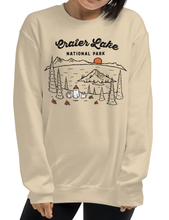 Load image into Gallery viewer, Crater Lake Spooky National Park Unisex Sweatshirt | SAND