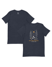 Load image into Gallery viewer, Great Smoky Mountains Spooky National Park Unisex t-shirt | HEATHER NAVY