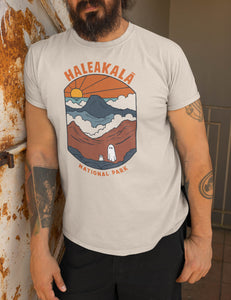 Haleakala Spooky National Park Unisex t-shirt | HEATHER DUST
