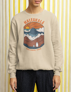 Haleakala Spooky National Park Unisex Sweatshirt | SAND