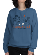 Load image into Gallery viewer, Joshua Tree Spooky National Park Unisex Sweatshirt | LAKE BLUE