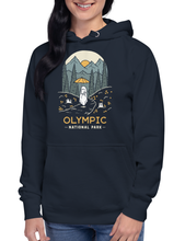 Load image into Gallery viewer, Olympic Spooky National Park Unisex Hoodie | MIDNIGHT