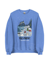 Load image into Gallery viewer, Winter Olympic National Park Unisex Sweatshirt | HEATHER DEEP ROYAL