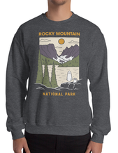 Load image into Gallery viewer, Rocky Mountain Spooky National Park Unisex Sweatshirt | CHARCOAL