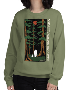 Sequoia Spooky National Park Unisex Sweatshirt | MOSS
