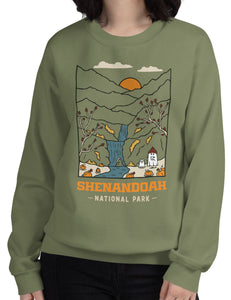 Shenandoah Spooky National Park Unisex Sweatshirt | MOSS